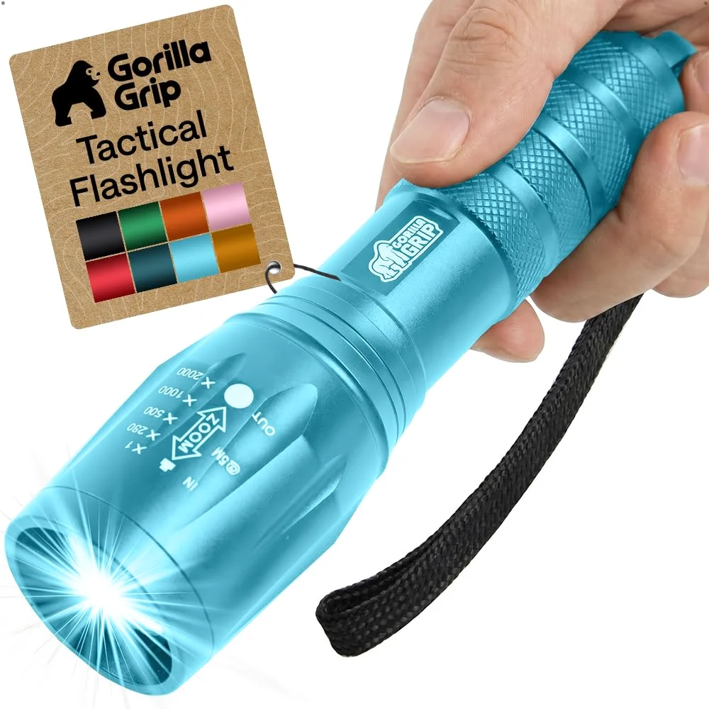 Powerful Led Handheld Tactical Flashlight, 5.3x1.5 in