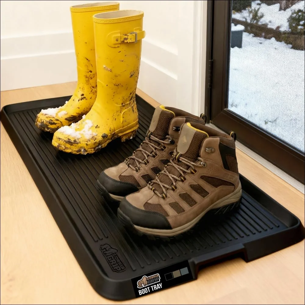 Boot Tray, 32x16 in, Black