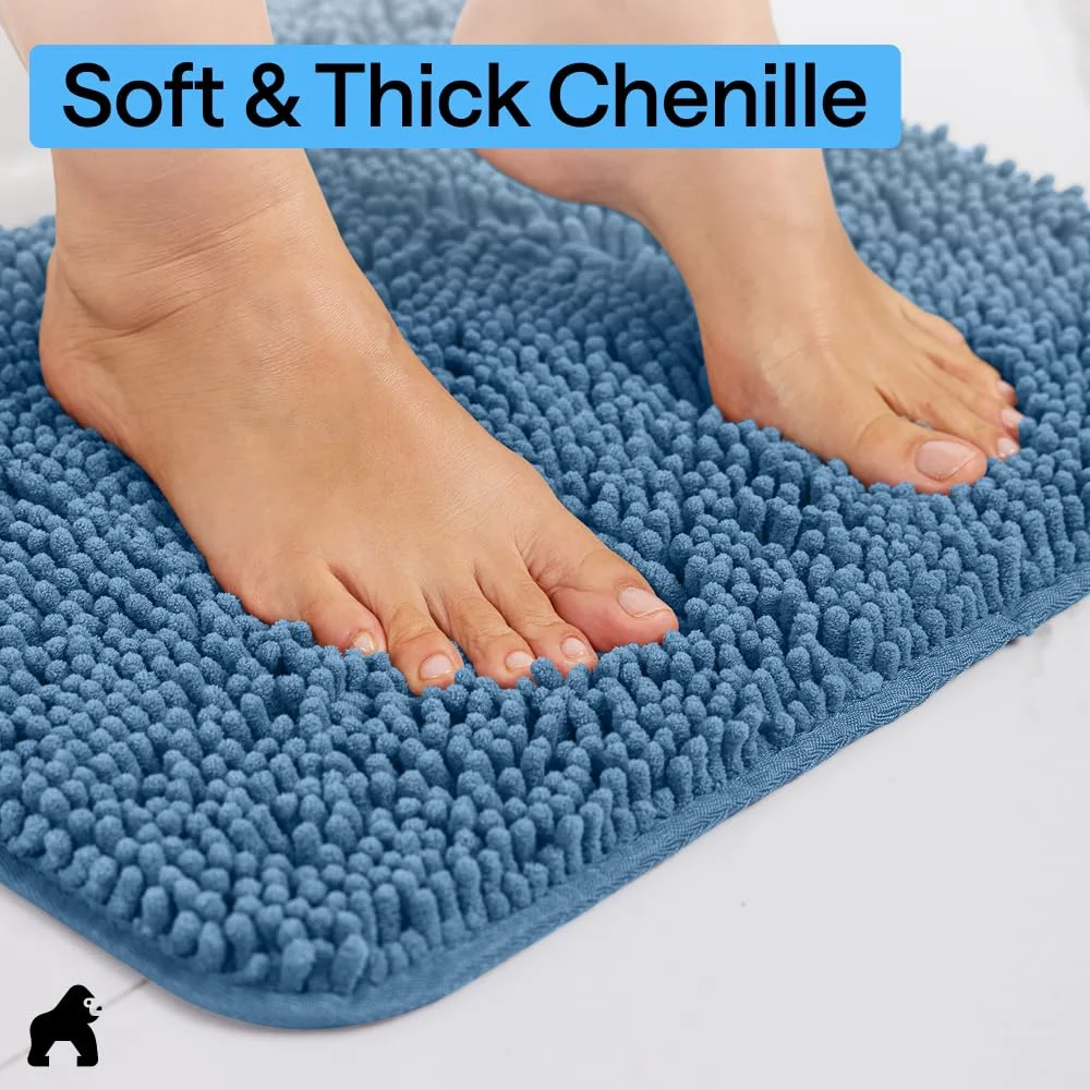 Bath Rug, 30x20 in, Blue