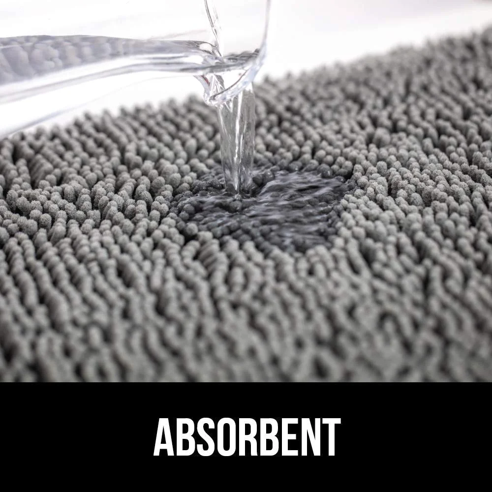 Indoor Doormat and Pet Feeding, 30x20 in, Grey
