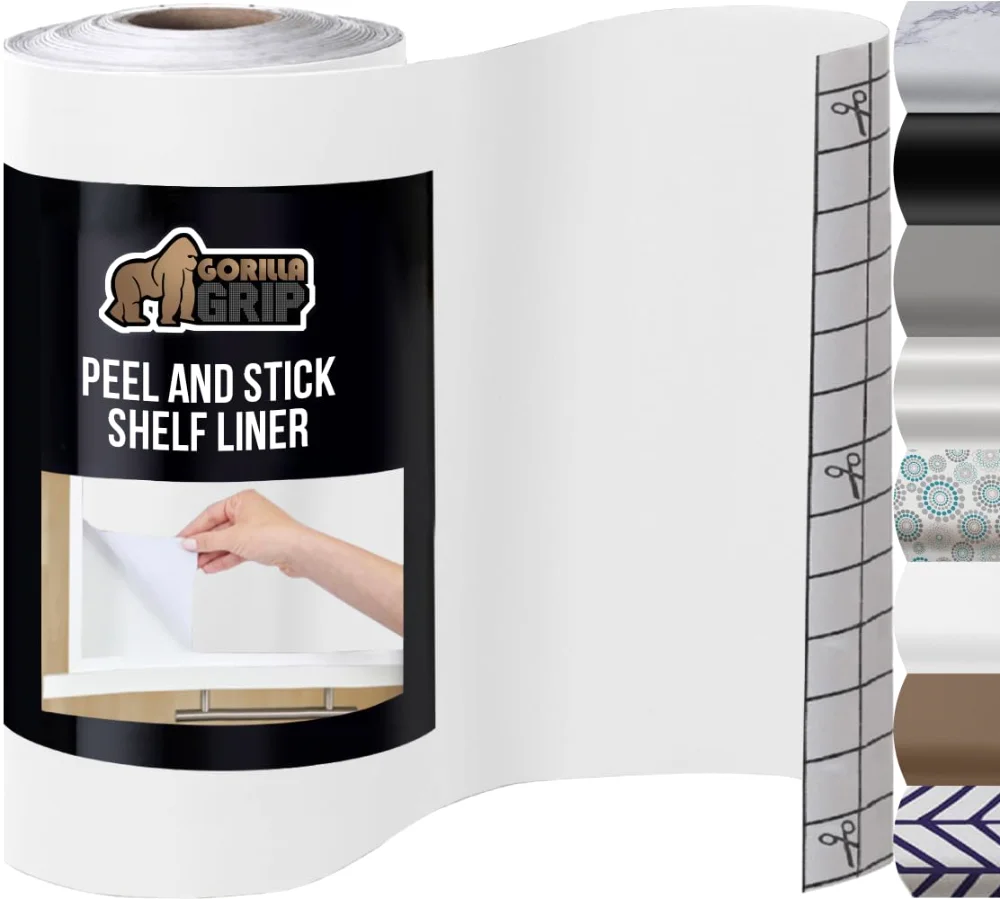 Peel and Stick Paper, 11.8 in x 20 ft, White