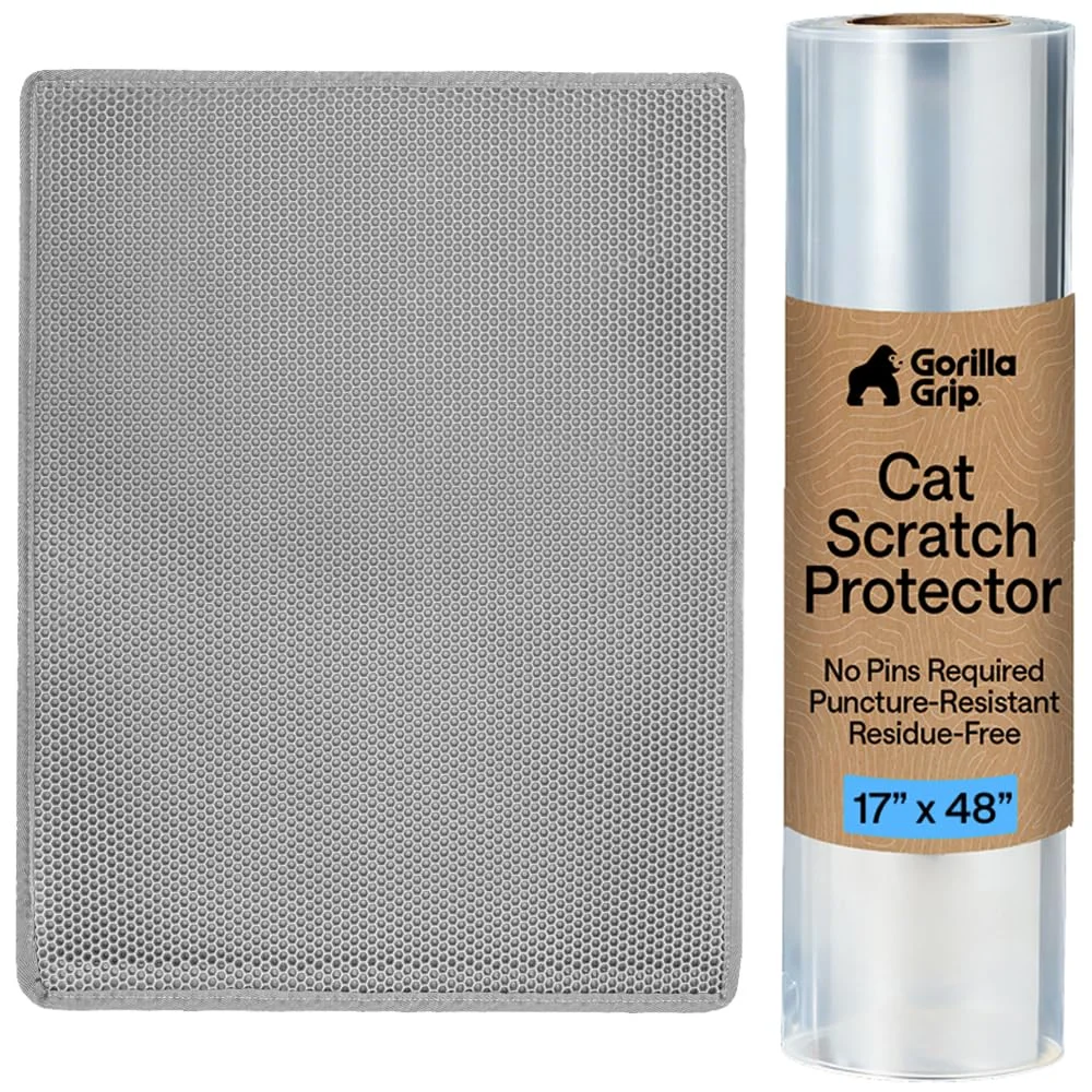 Cat Litter Mat, 24x15 in, Gray