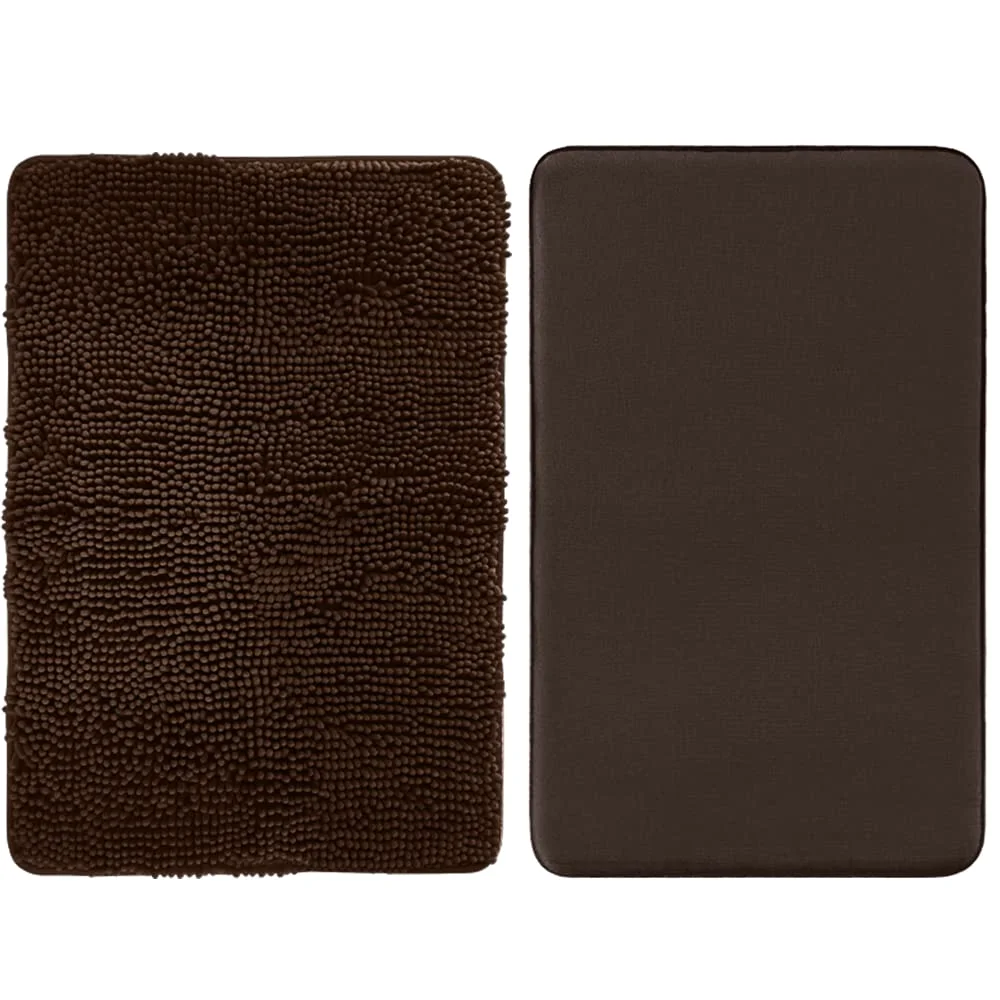 Bath Rug, 24x17 in, Brown