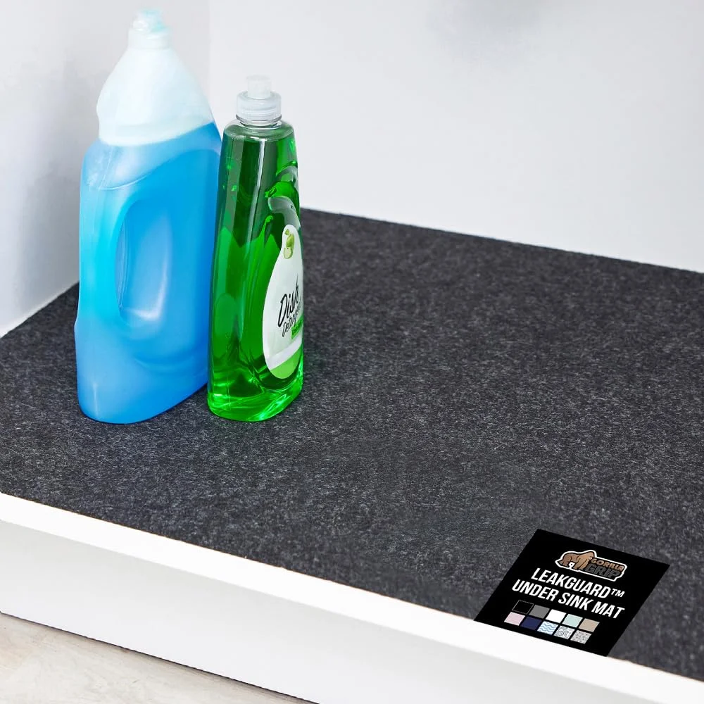 Leakguard under Sink Mat, 24x30 in, Charcoal