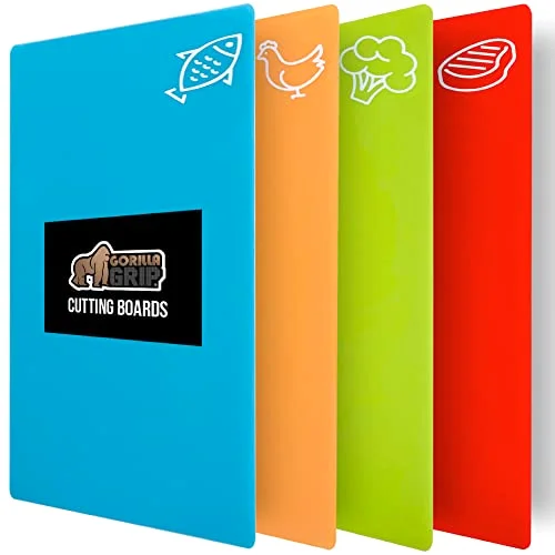 Bpa-free Flexible Cutting Board, 4-pack