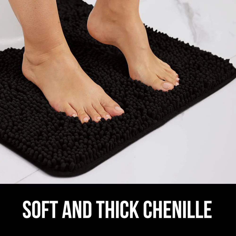 Bath Rug, 30x20 in, Black