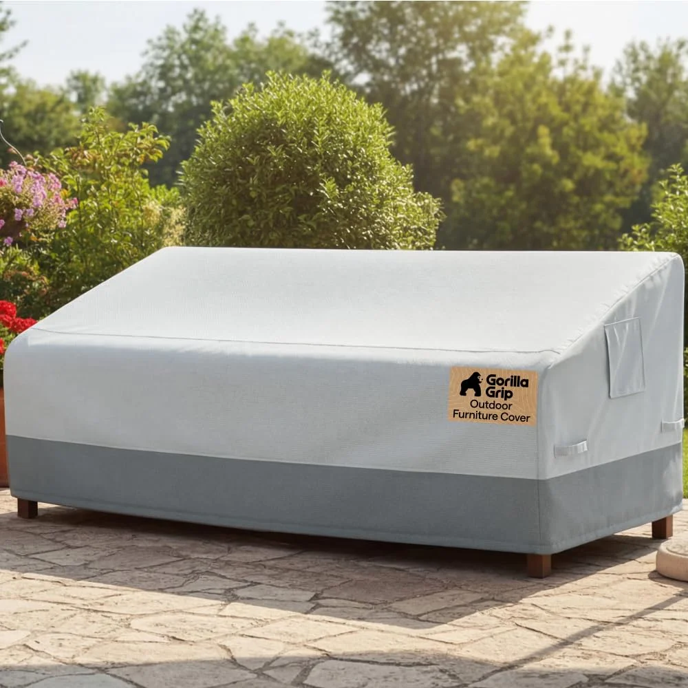 Waterproof Outdoor Patio Sofa Cover, Silver