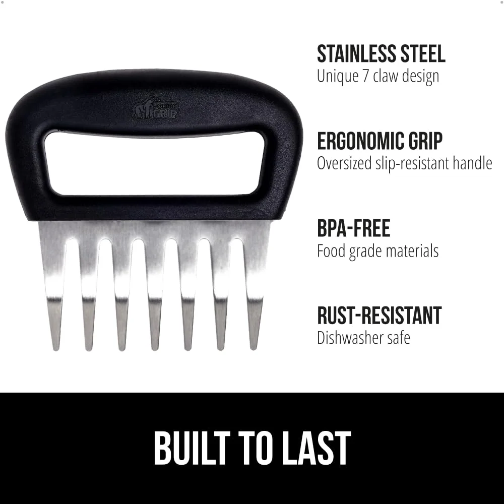 Bpa-free Stainless Steel Chicken Shredder, One Size, Black