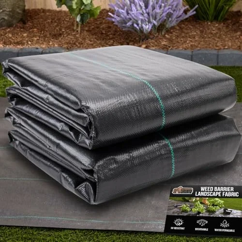 Weed Barrier Landscape Fabric, 1.5x50 ft