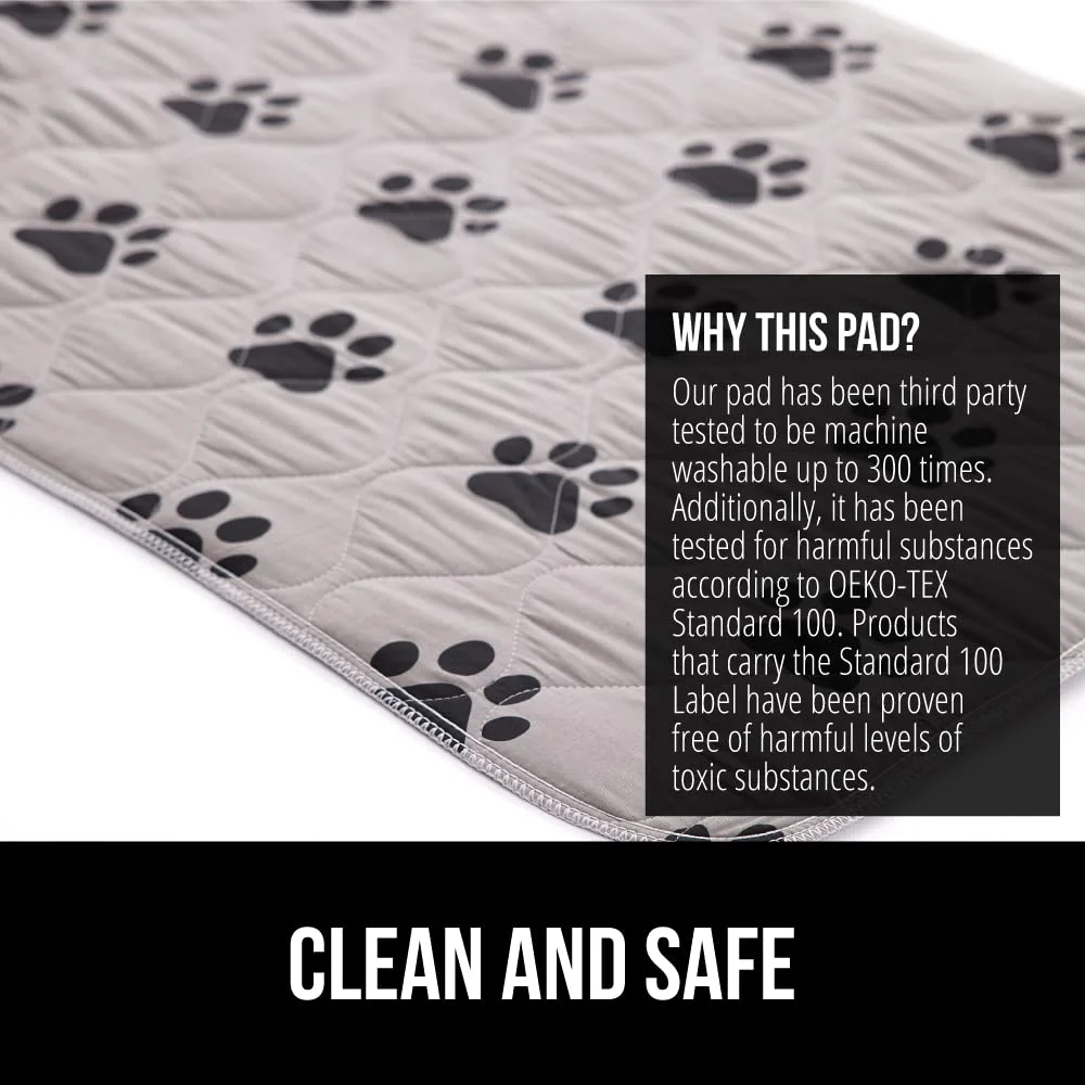 Puppy Pad and Chenille Doormat, 16x22 in, Gray