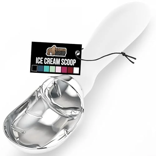 Heavy Duty Ice Cream Scoop, White