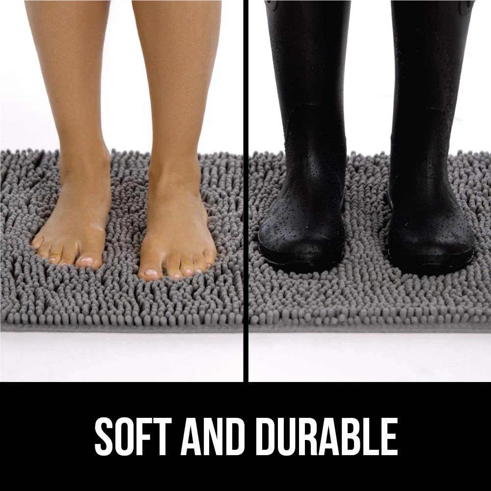 Doormat and Pet Pad, 30x20 in, Paw Gray