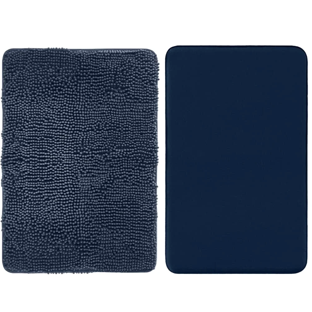 Bath Rug, 24x17 in, Navy